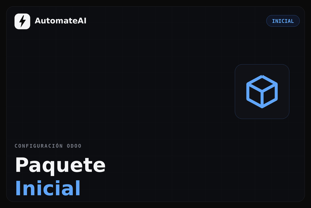 Paquete Inicial — Configuración Odoo