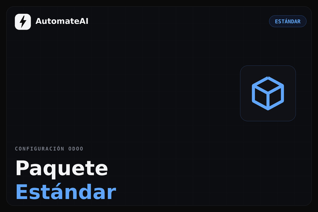 Paquete Estándar — Configuración Odoo